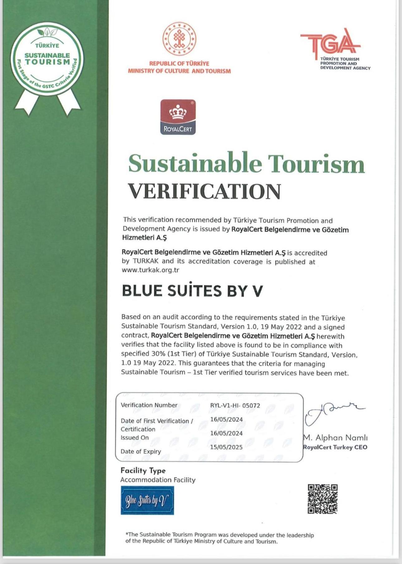 Blue Suites By V Isztambul Kültér fotó